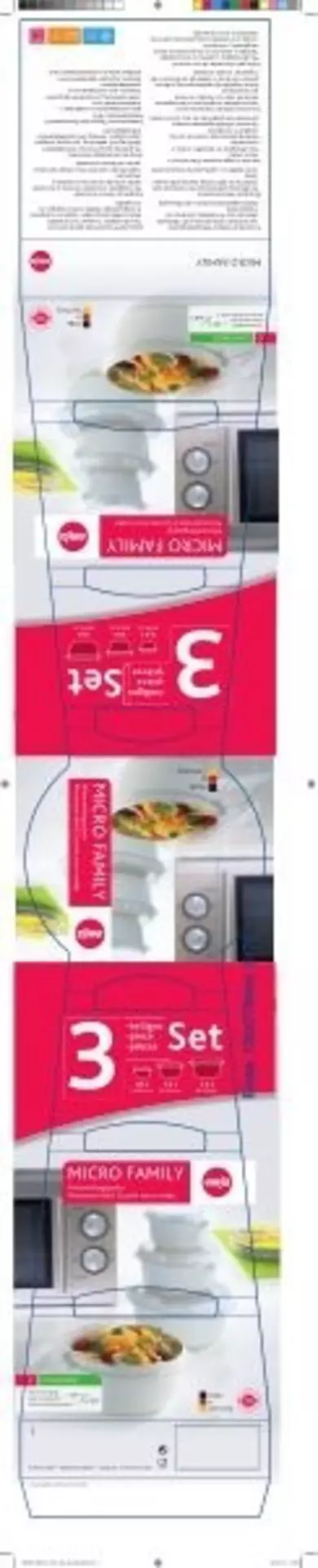 Mikrowellengeschirr MICRO FAMILY Emsa Kunststoff 19 x 25 x 20 cm