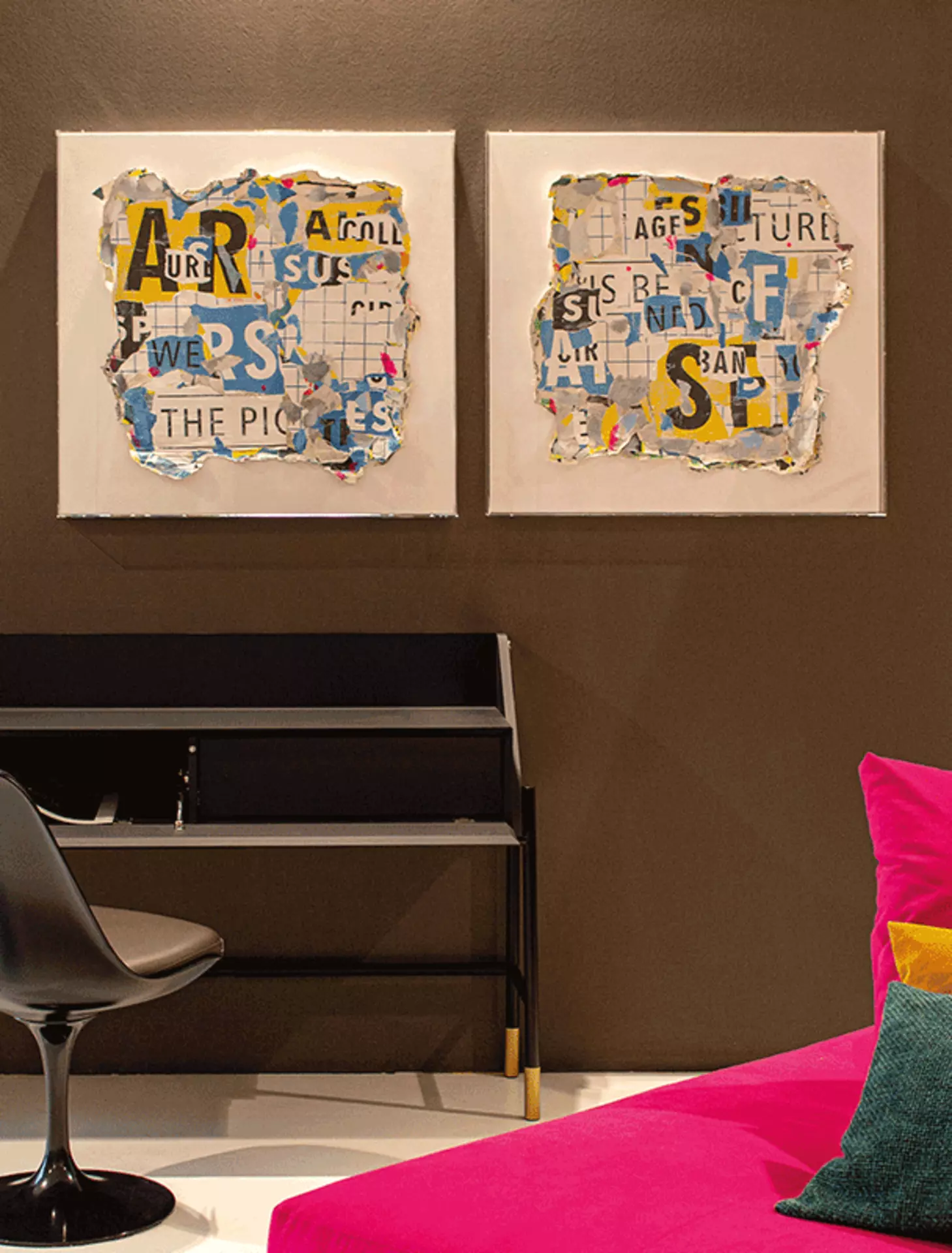 Moderne Collage von Reyes Vardy bei interni by inhofer