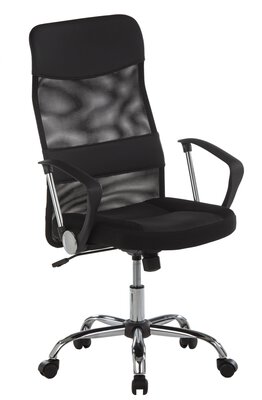 Bild von Büro-Drehstuhl Textil schwarz Vito