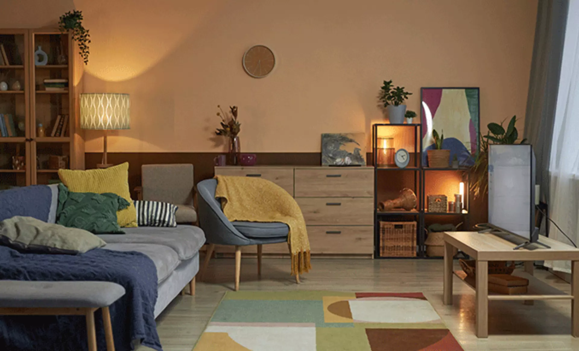 Wohnzimmer im Wohntrend Middlemalism