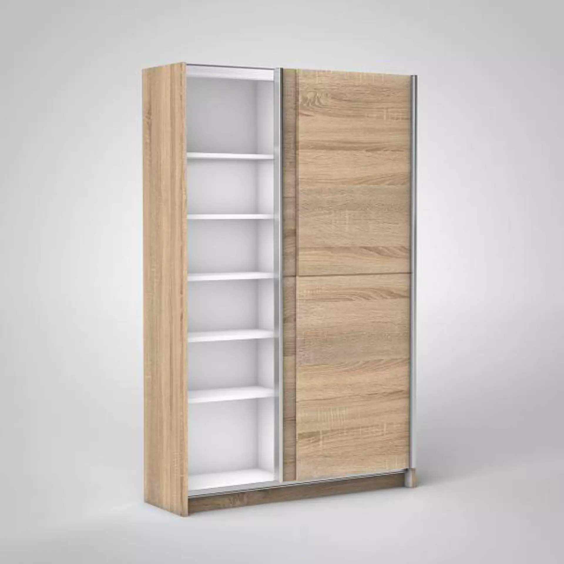 Schwebetürenschrank FAST Dreamoro Holzwerkstoff 35 x 195 x 125 cm