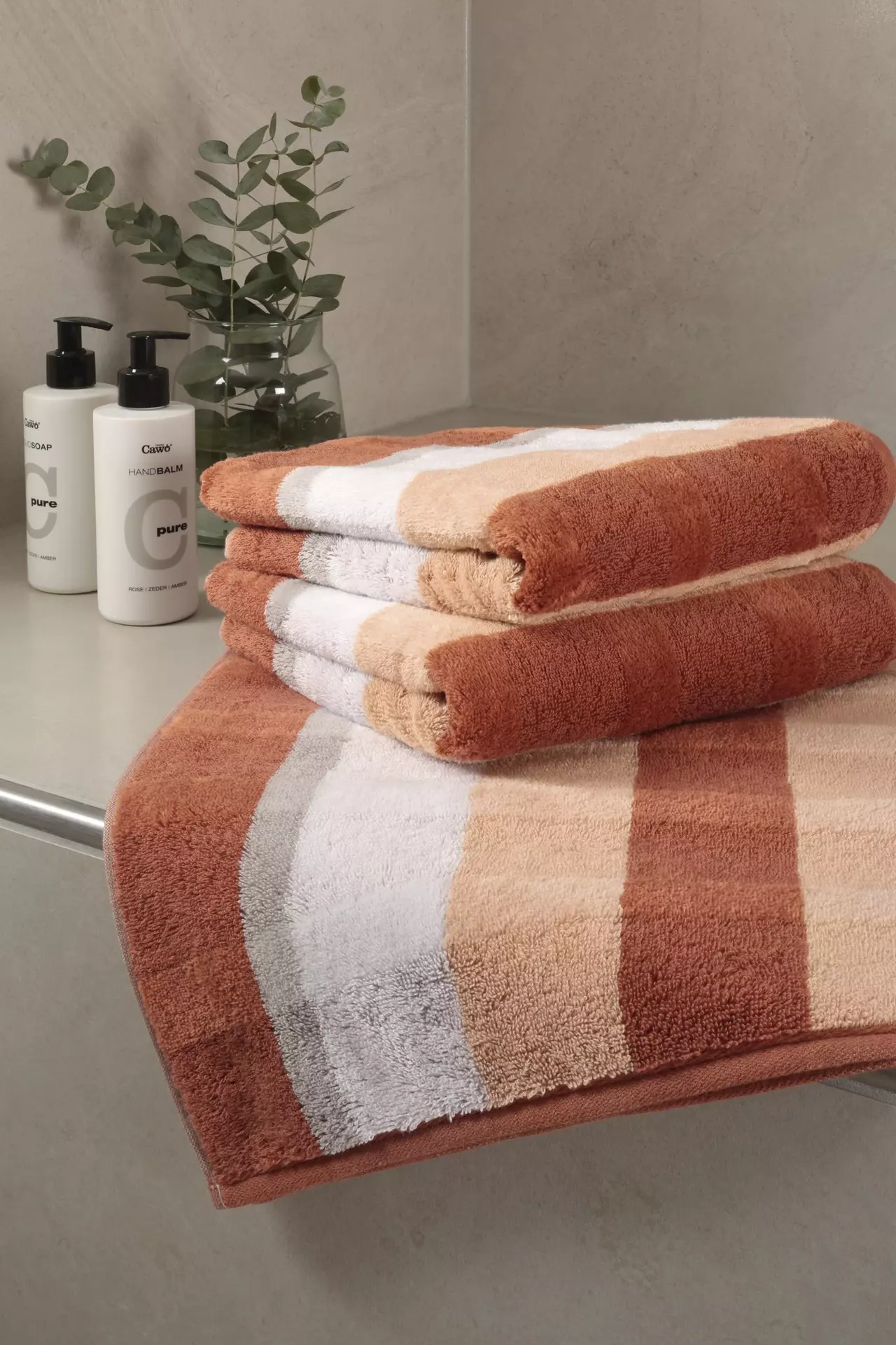 Handtuch Noblesse Stripes Streifen Cawö Textil 50 x 100 cm