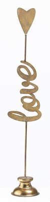 Bild von Dekoobjekte Metall gold