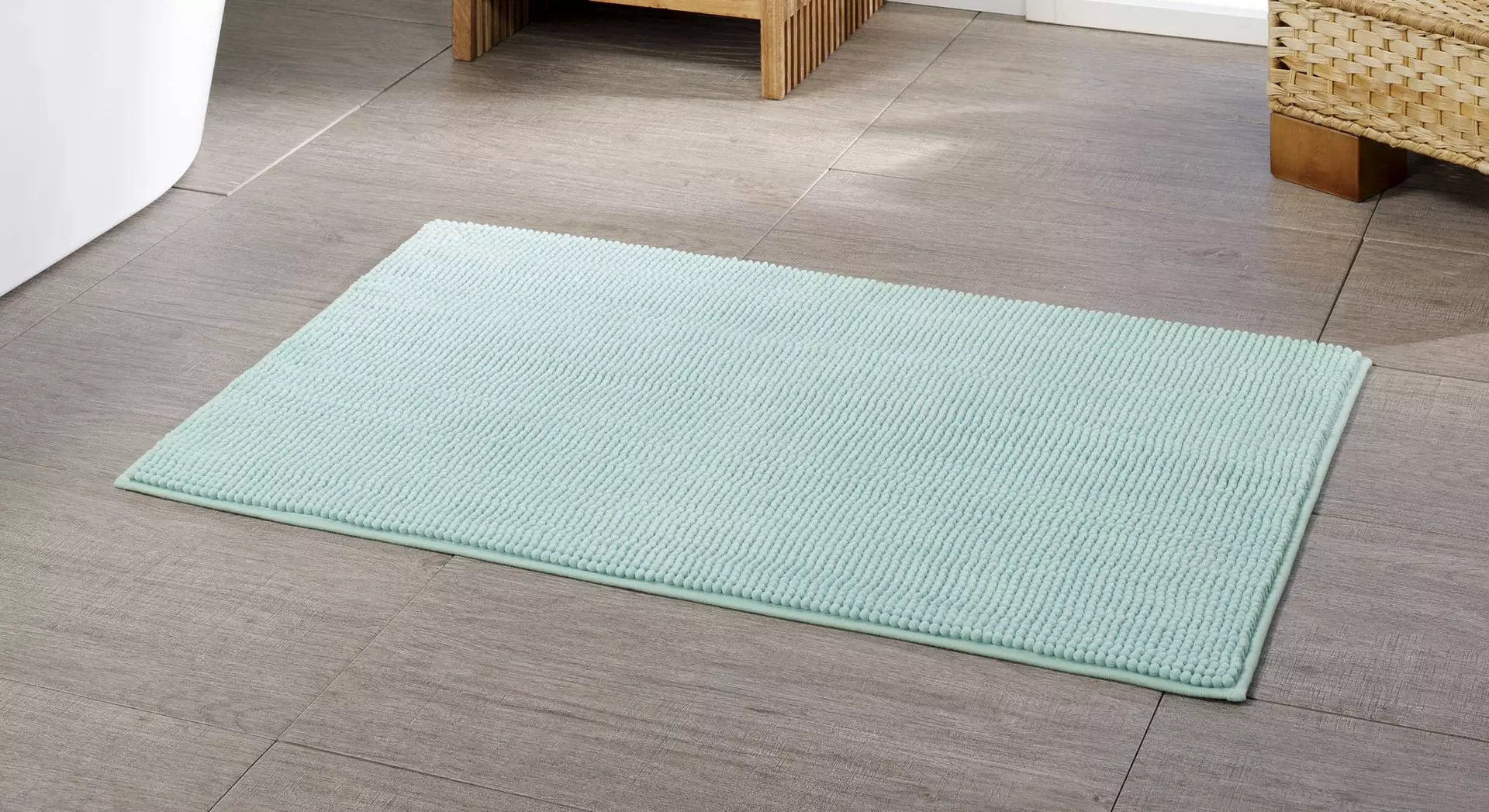Badteppich Chenille Ambiente Trendlife Textil 60 x 100 cm