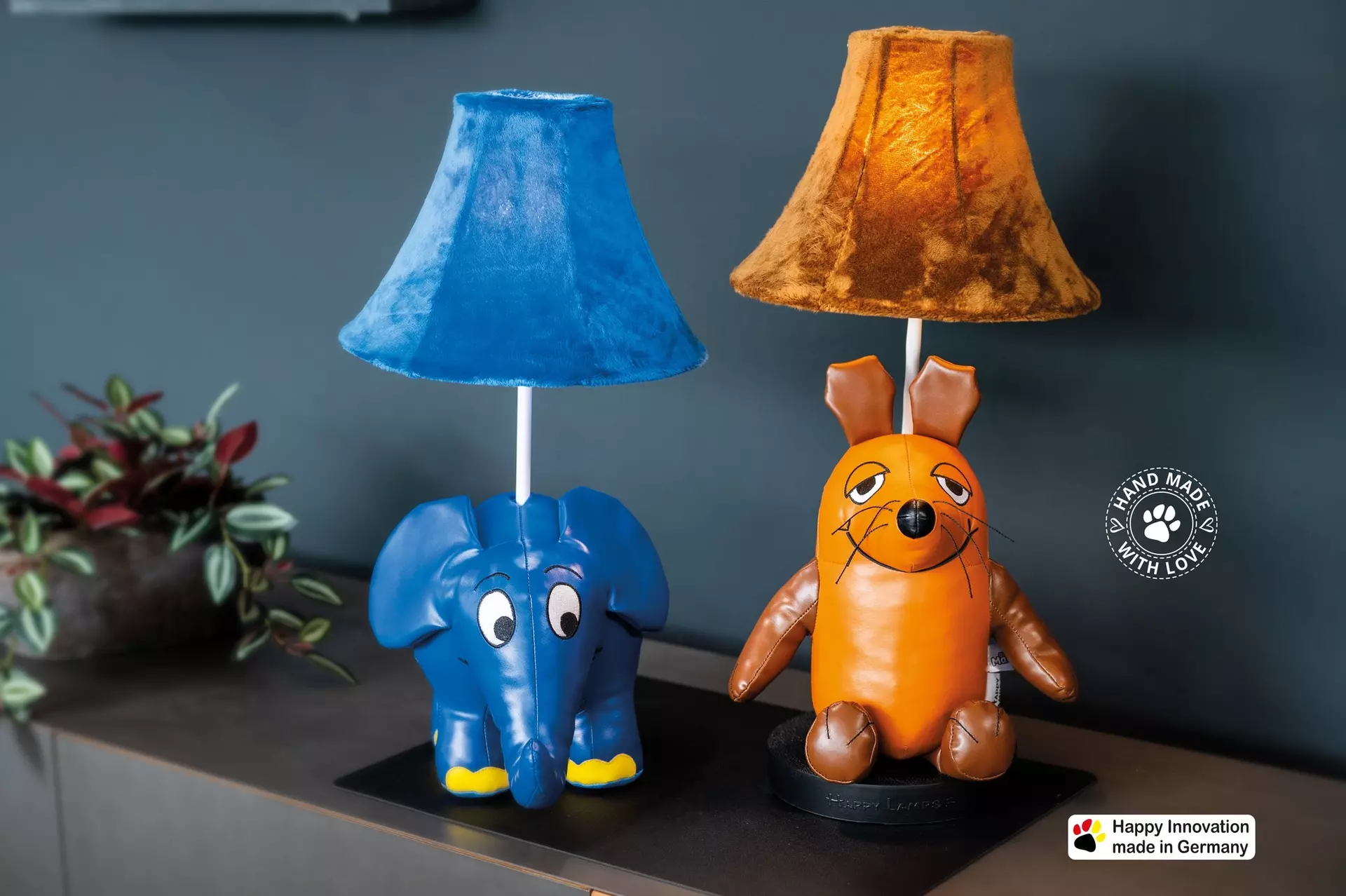 Tischleuchte MAUS Happy Lamps Textil 26 x 52 x 26 cm