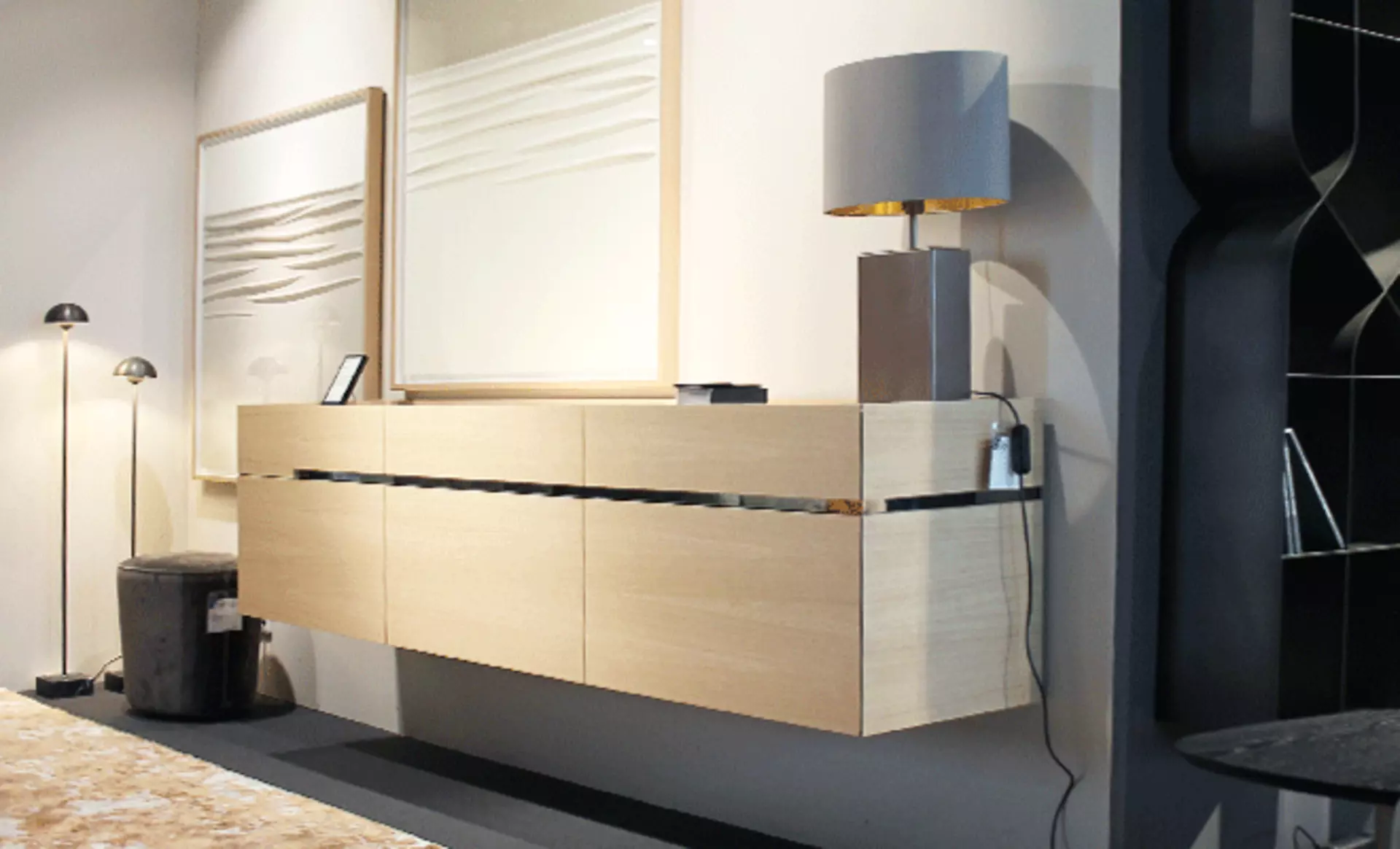 Hängendes Sideboard aus der Cameo Kollektion