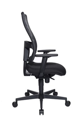 3. Bild von Büro-Drehstuhl Kunststoff schwarz Vito