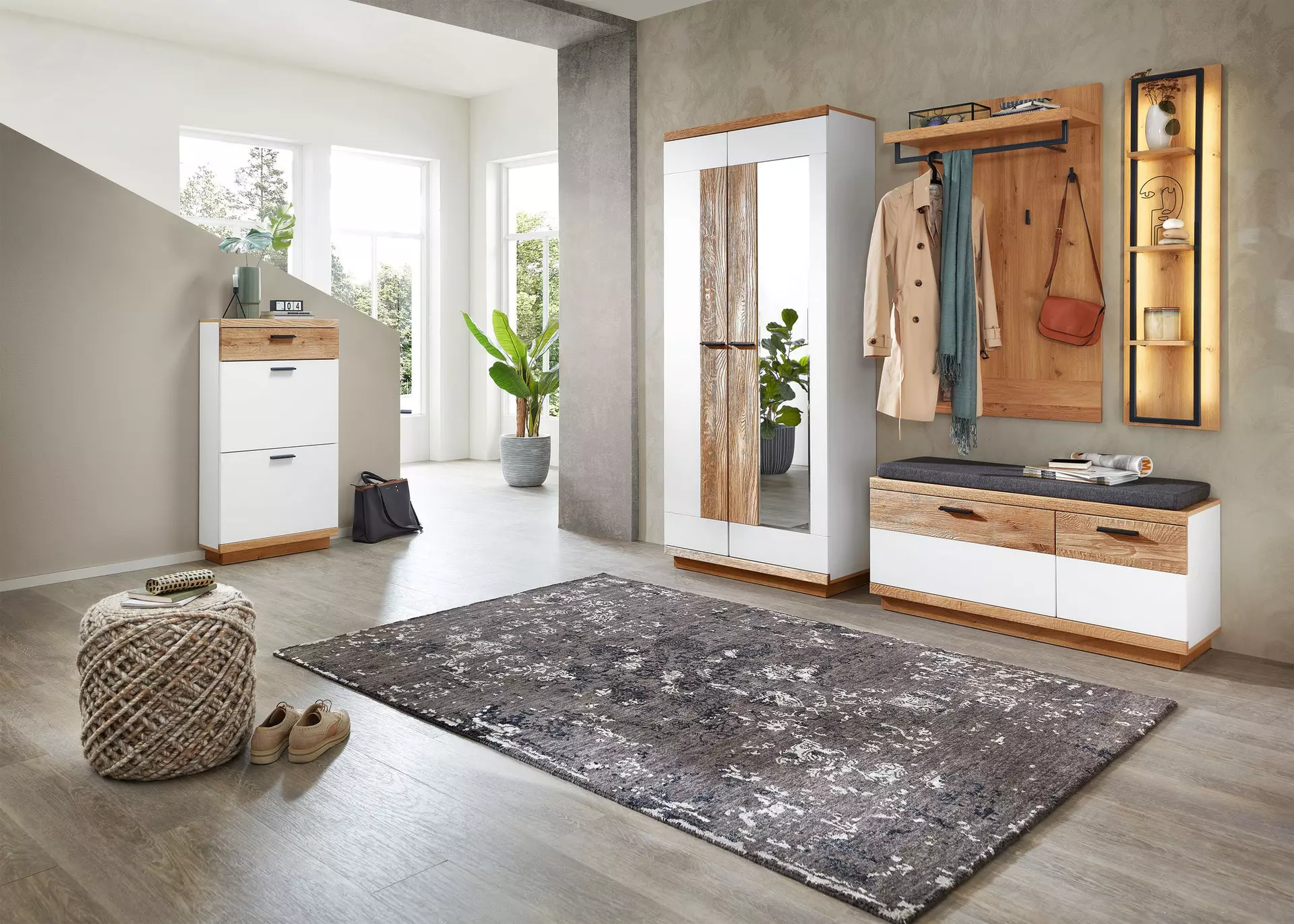 Schuhschrank LISANA MONDO Holzwerkstoff 22 x 127 x 61 cm