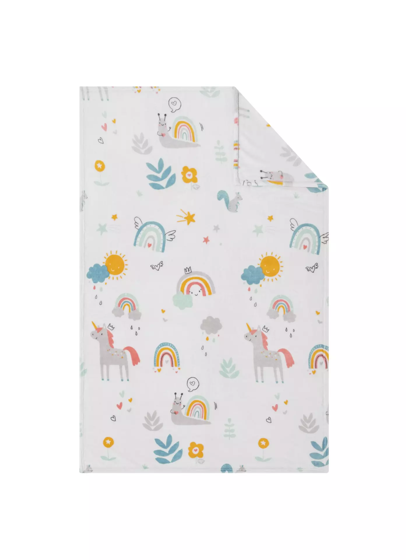 Fleecedecke Junior Einhorn S. Oliver Textil 100 x 150 cm