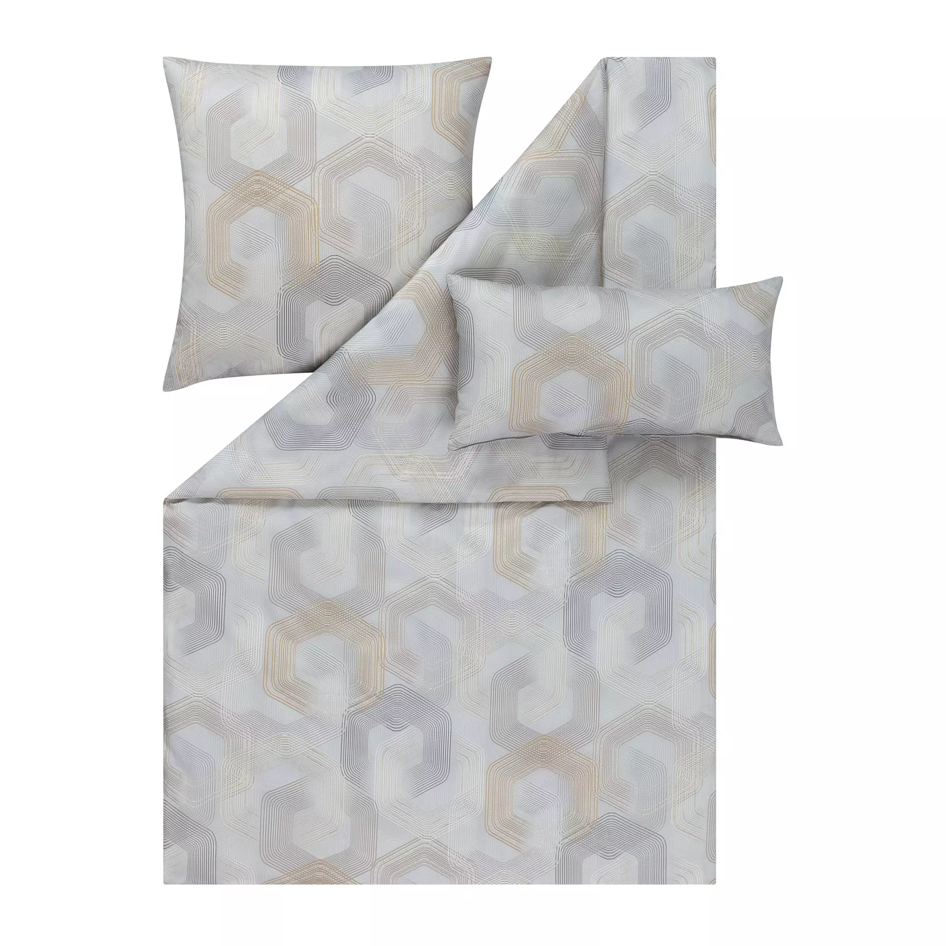 Satin-Bettwäsche Sereno Atelier Estella Textil 135 x 200 cm