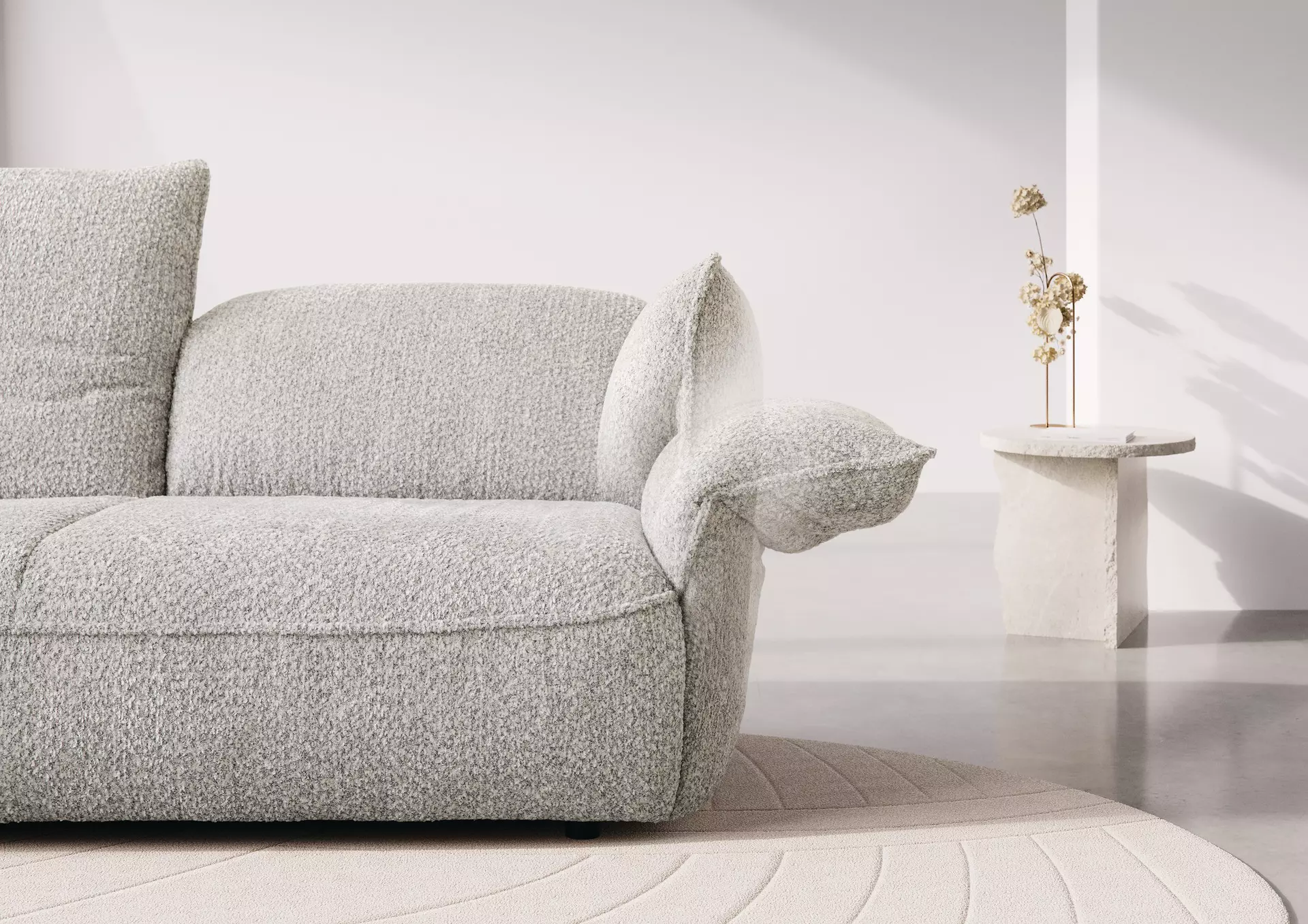 Polstergarnitur ABBY Koinor Textil 157 x 74 x 384 cm