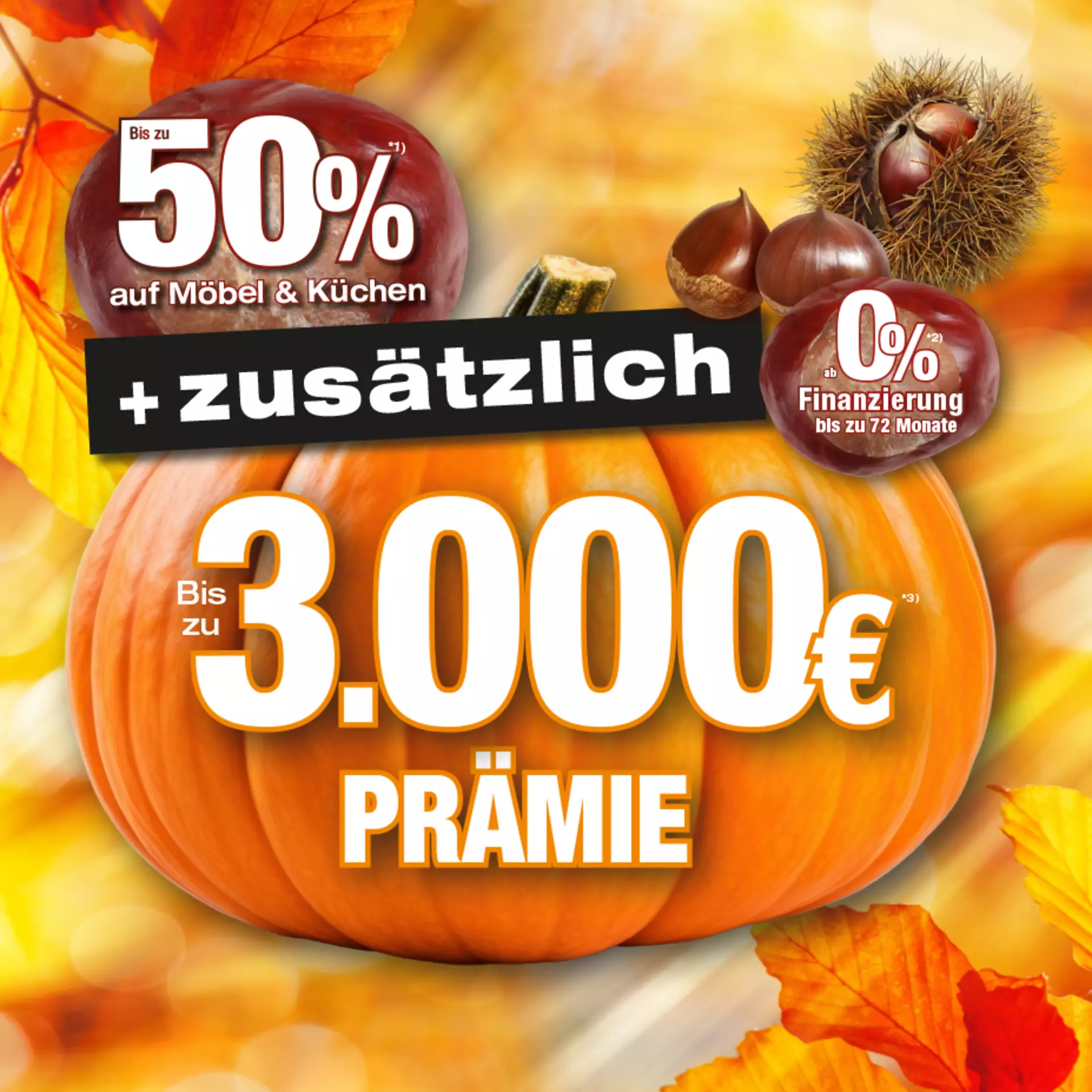 Jetzt bis 3000,-€ Prämie sichern. Nur bei Möbel Inhofer