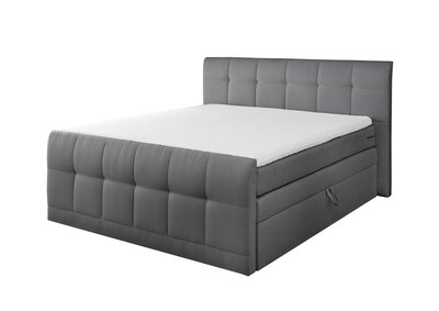 3. Bild von Boxspringbett ca. 224 x 117 x 200 cm LIV'IN grau