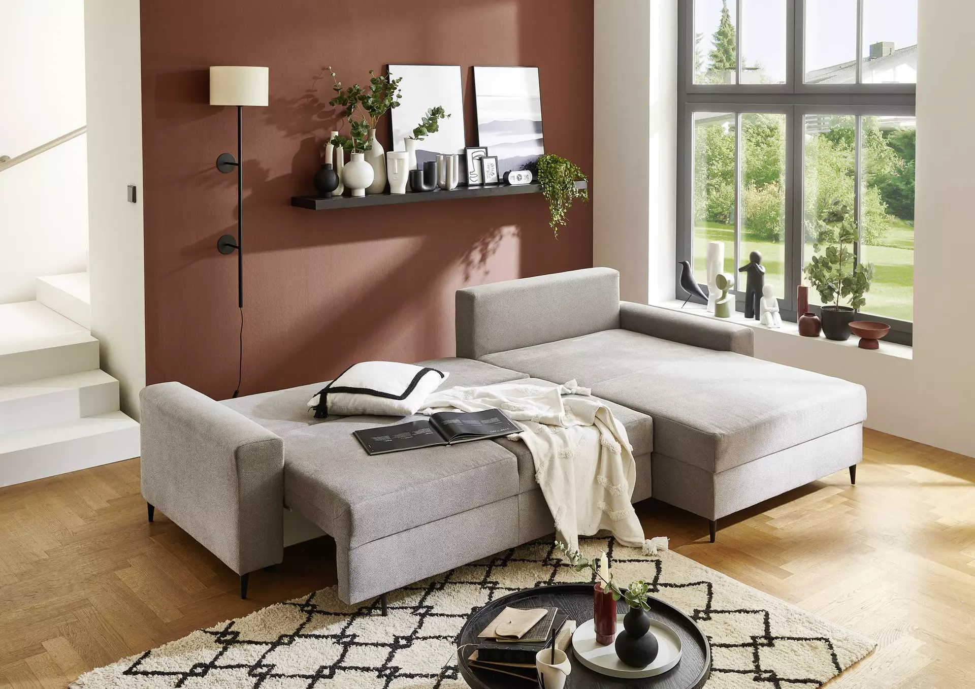 Polstergarnitur JUSTUS SELF Textil 170 x 90 x 268 cm