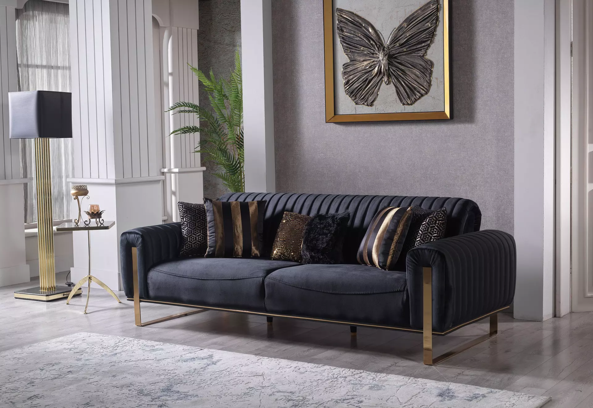 Einzelsofa SINGAPUR CELECT Textil 238 x 82 x 93 cm