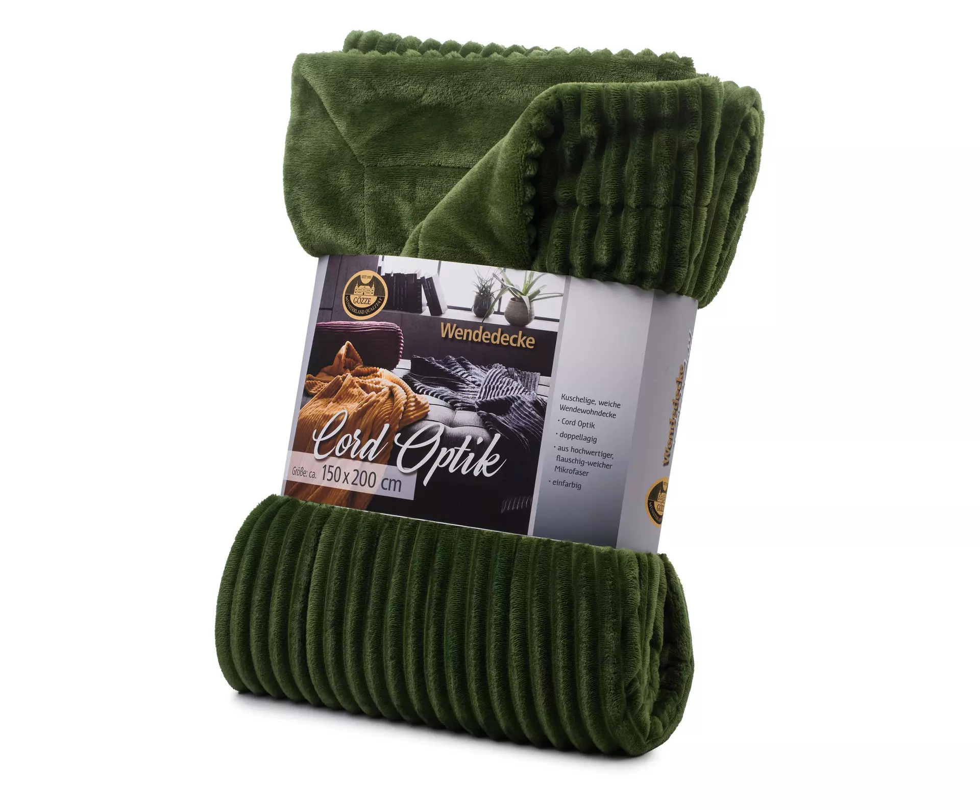 Wohndecke Cord Ambiente Trendlife Textil 150 x 200 cm