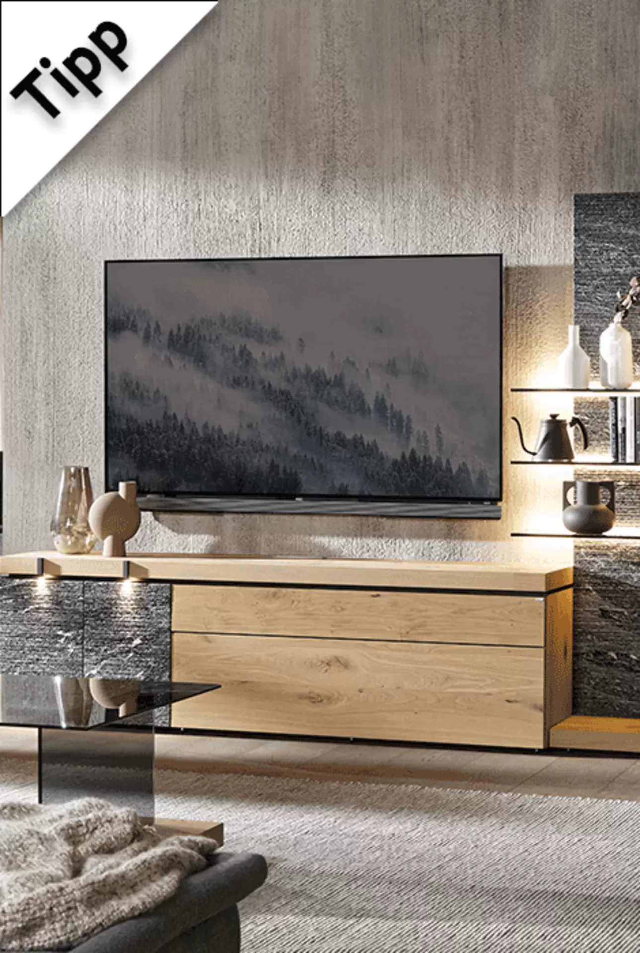 Hängende oder stehende Wohnwände für das Wohnzimmer?