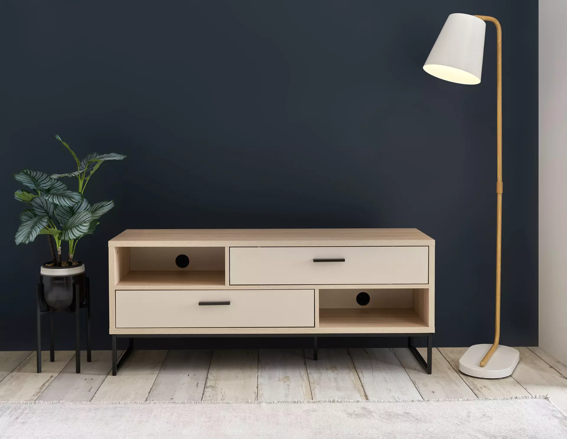 TV-Board Assume Vito Holzwerkstoff 38 x 52 x 125 cm