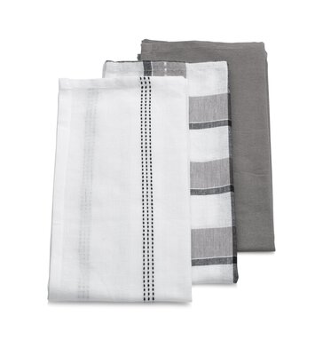Bild von Geschirrtuch Textil grau