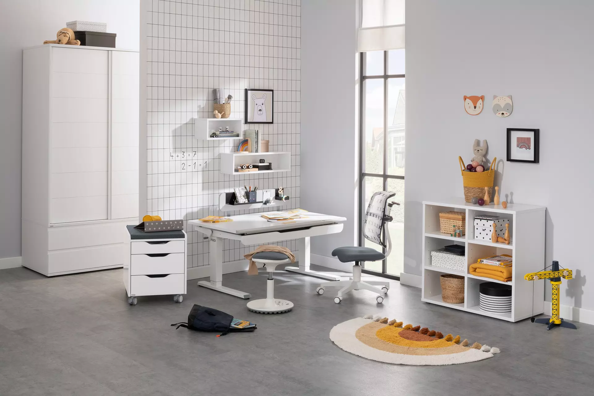 Schreibtisch TEENIO PAIDI Metall 75 x 79 x 120 cm