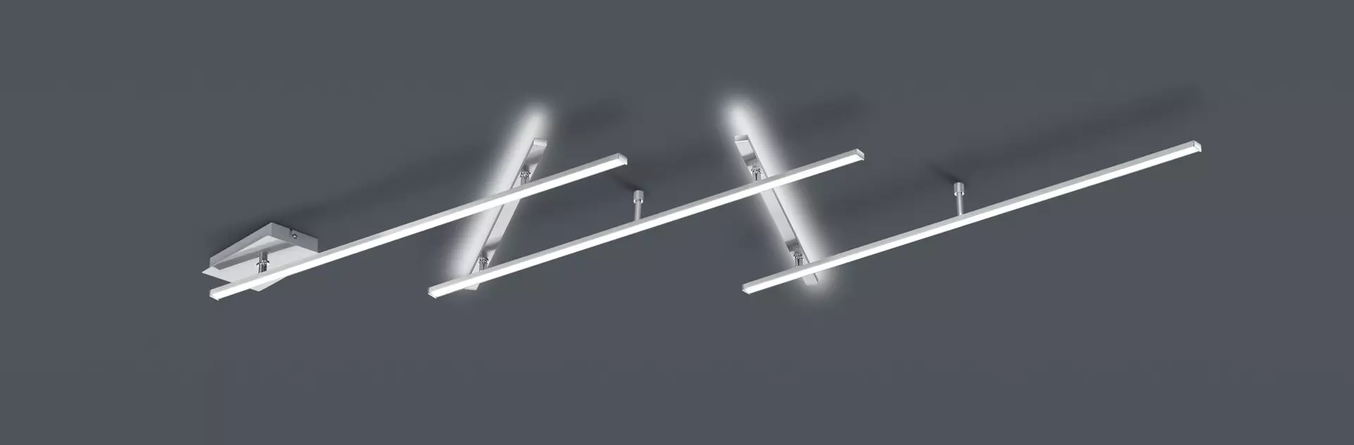 Deckenleuchte Indira Trio Leuchten Metall 6 x 245 cm