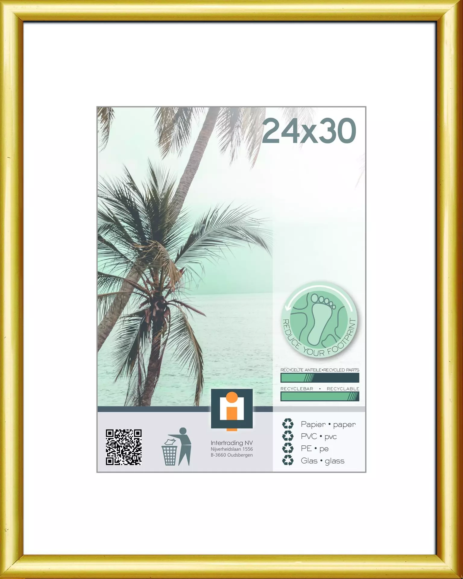 Bilderrahmen KYOTO GOLD INTERTRADING Kunststoff 25 x 31 x 1 cm