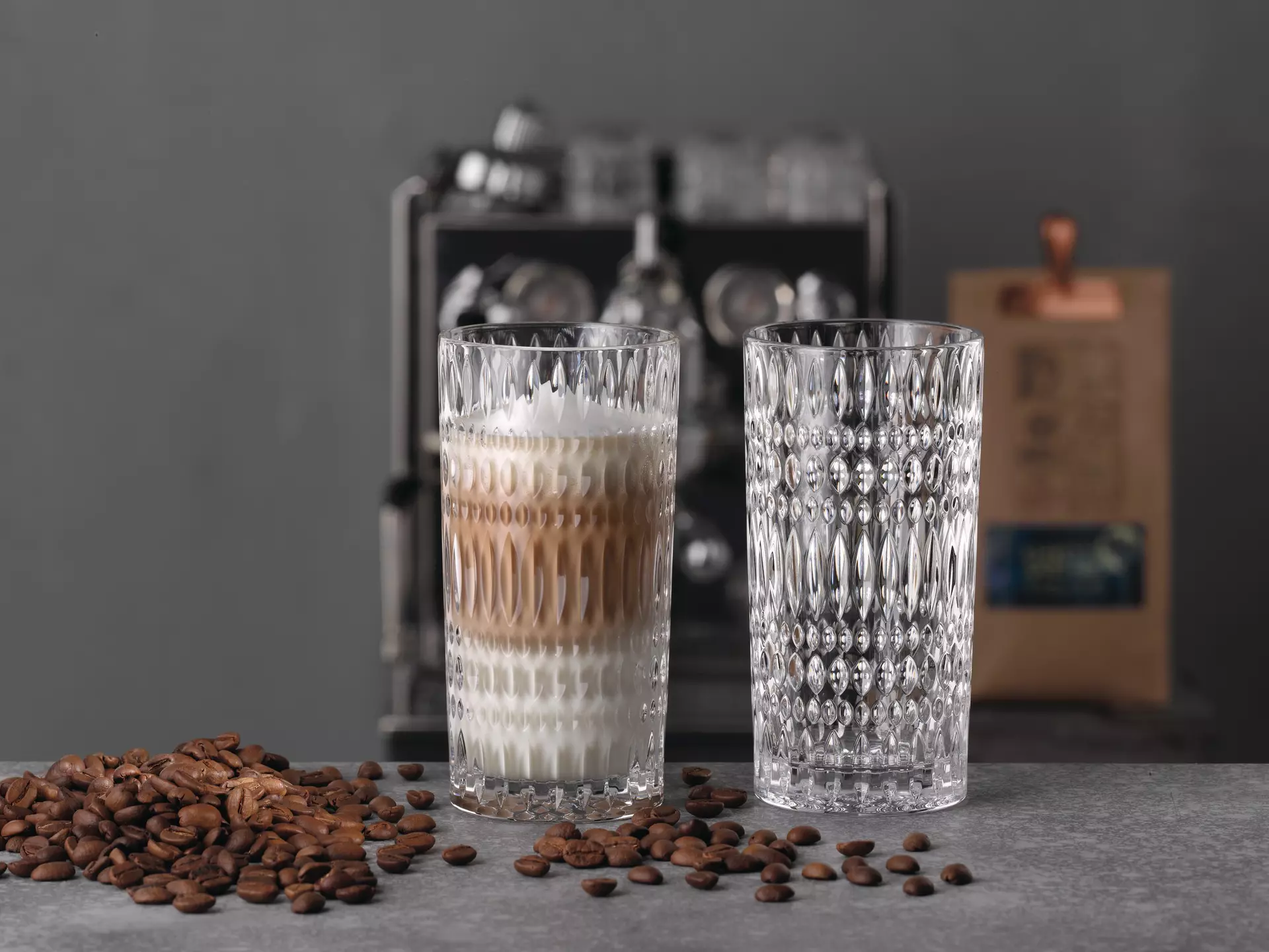 Latte Macchiato Glas ETHNO Barista Nachtmann Glas 7 cm