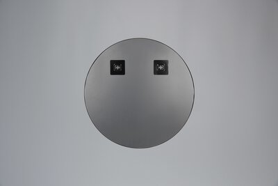 2. Bild von Spiegel Metall schwarz
