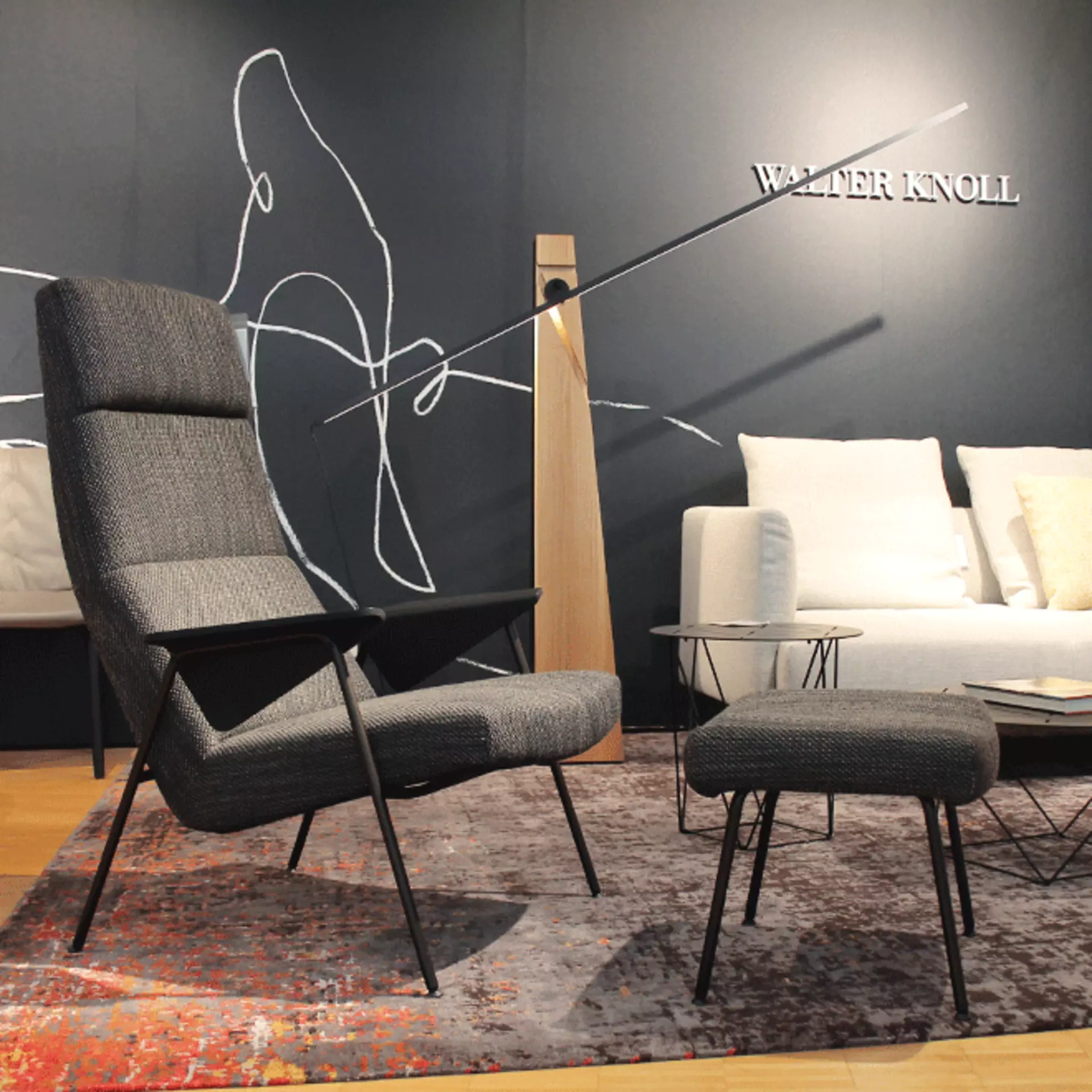 Der Votteler Sessel mit Mid Century-Flair im Walter Knoll Studio von interni by inhofer