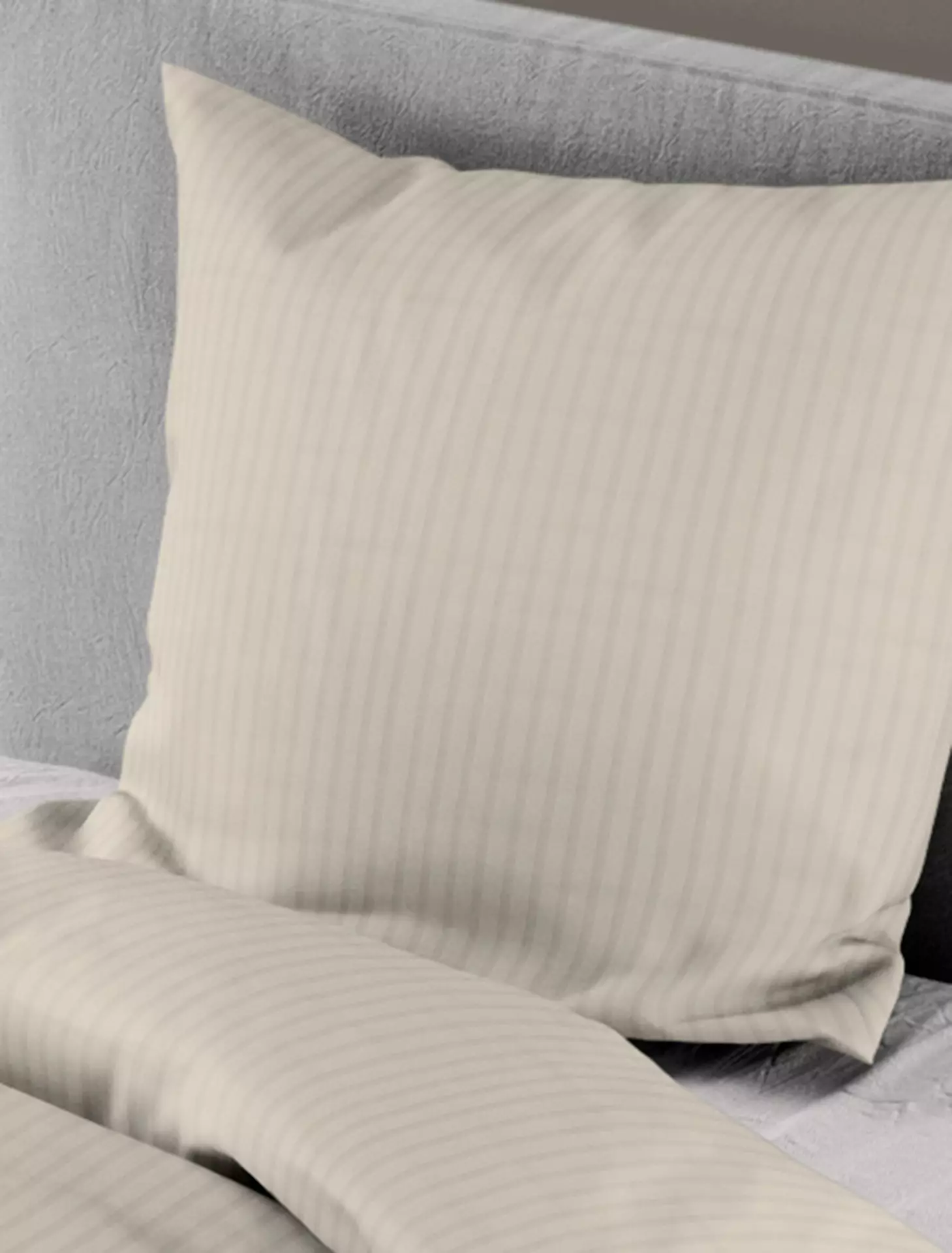 Jersey-Bettwäsche Pantone-Nadelstreifen MONDO Textil 135 x 200 cm