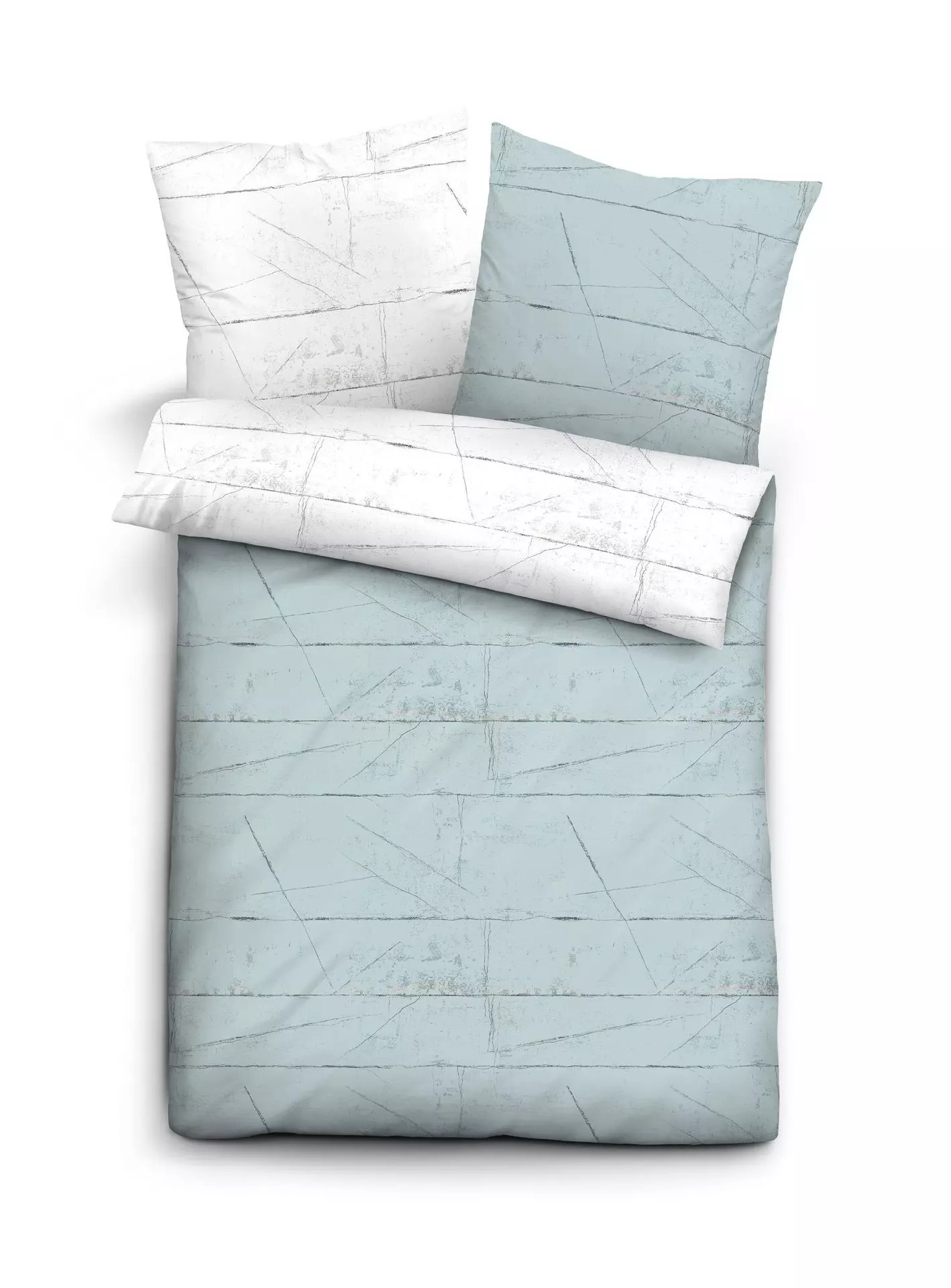 Satin-Bettwäsche Biberna Textil 135 x 200 cm