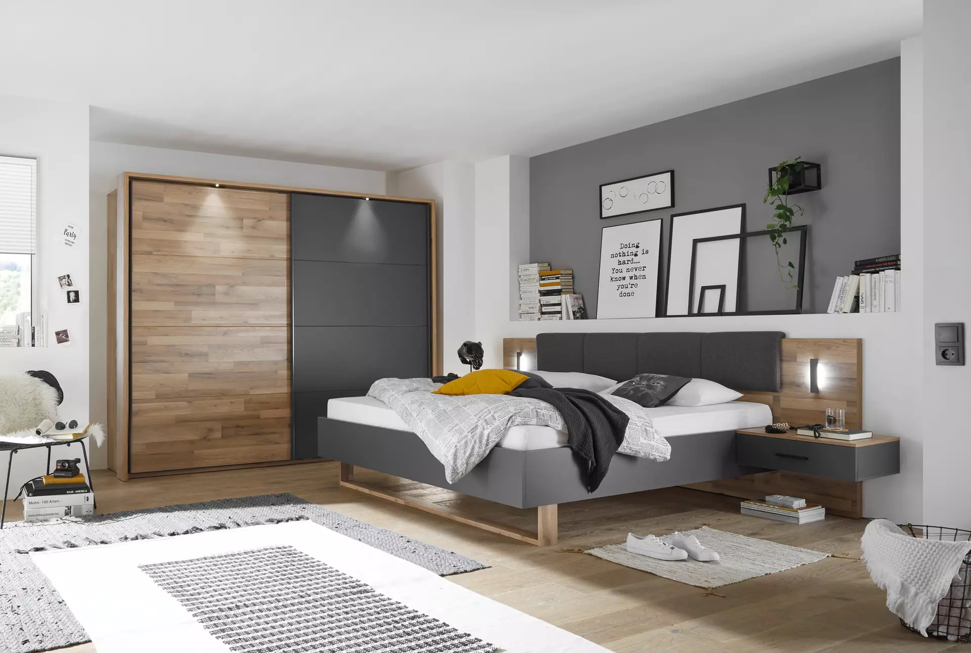 Schlafzimmer RIVOLI LIV'IN Holzwerkstoff 60 x 210 x 270 cm