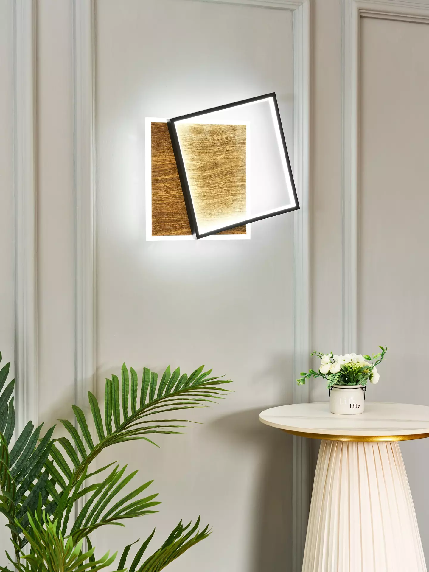 Deckenleuchte Ovest Eco-Light Metall 42 x 9 x 37 cm