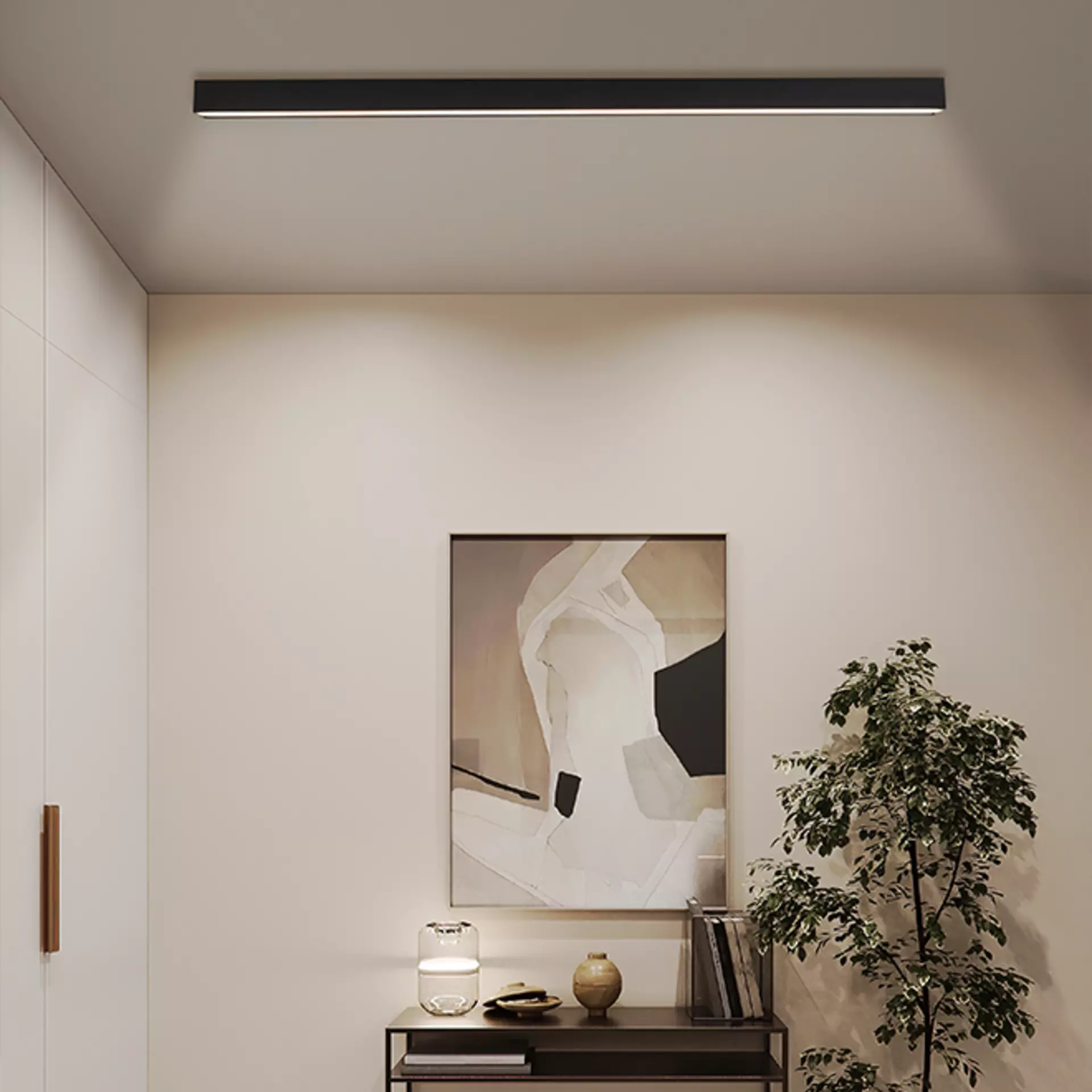 Die Näve Tubelis Deckenleuchte mit Ihrem minimalistischen Stab-Design