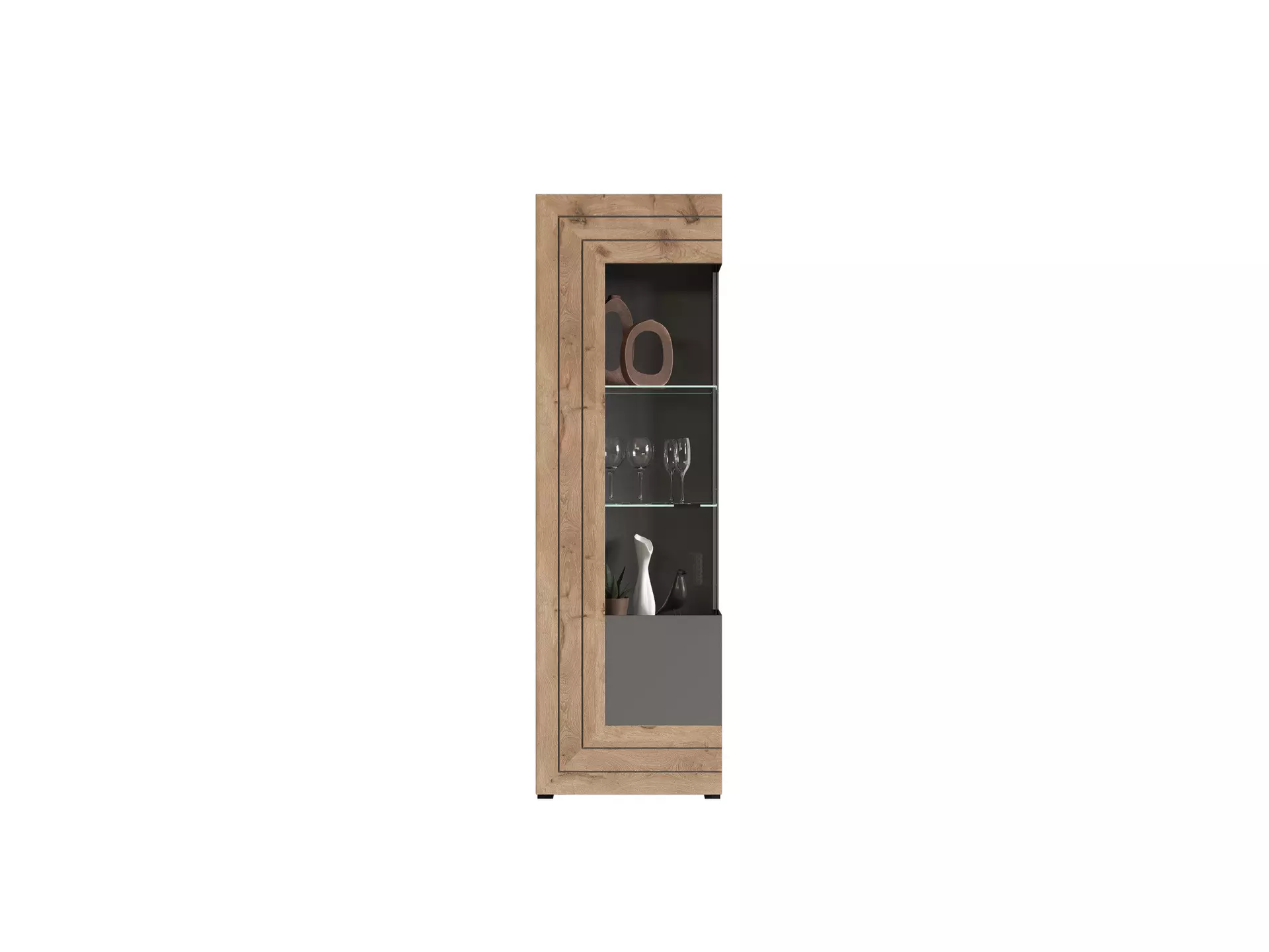 Vitrine Freno CELECT Holzwerkstoff 37 x 194 x 60 cm