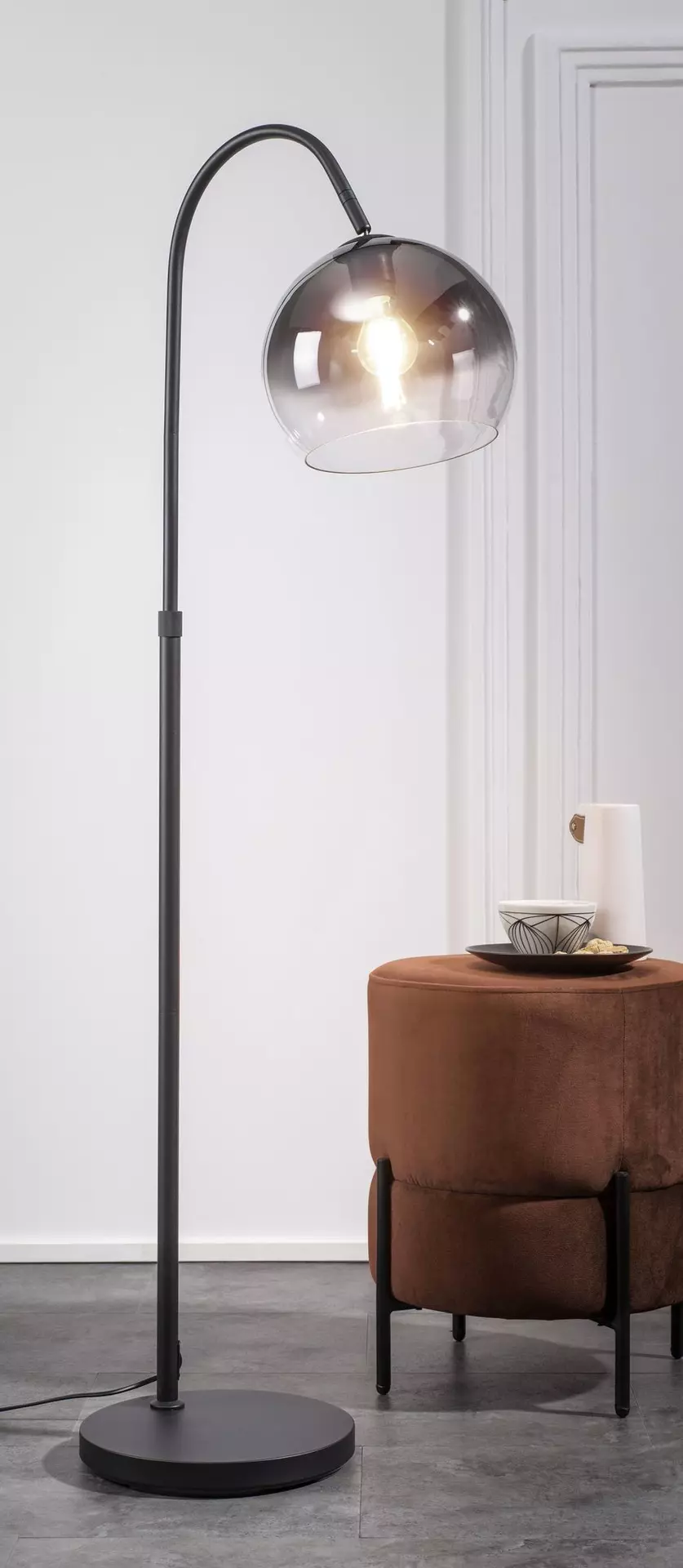 Bogenleuchte BILO Casa Nova Metall 48 x 140 x 28 cm