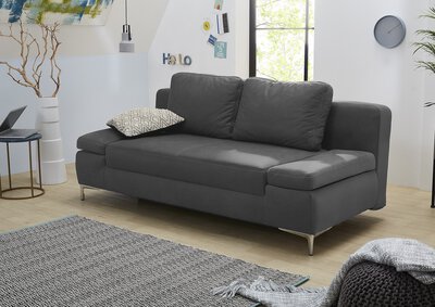 Bild von Schlafsofa Polyester grau CELECT