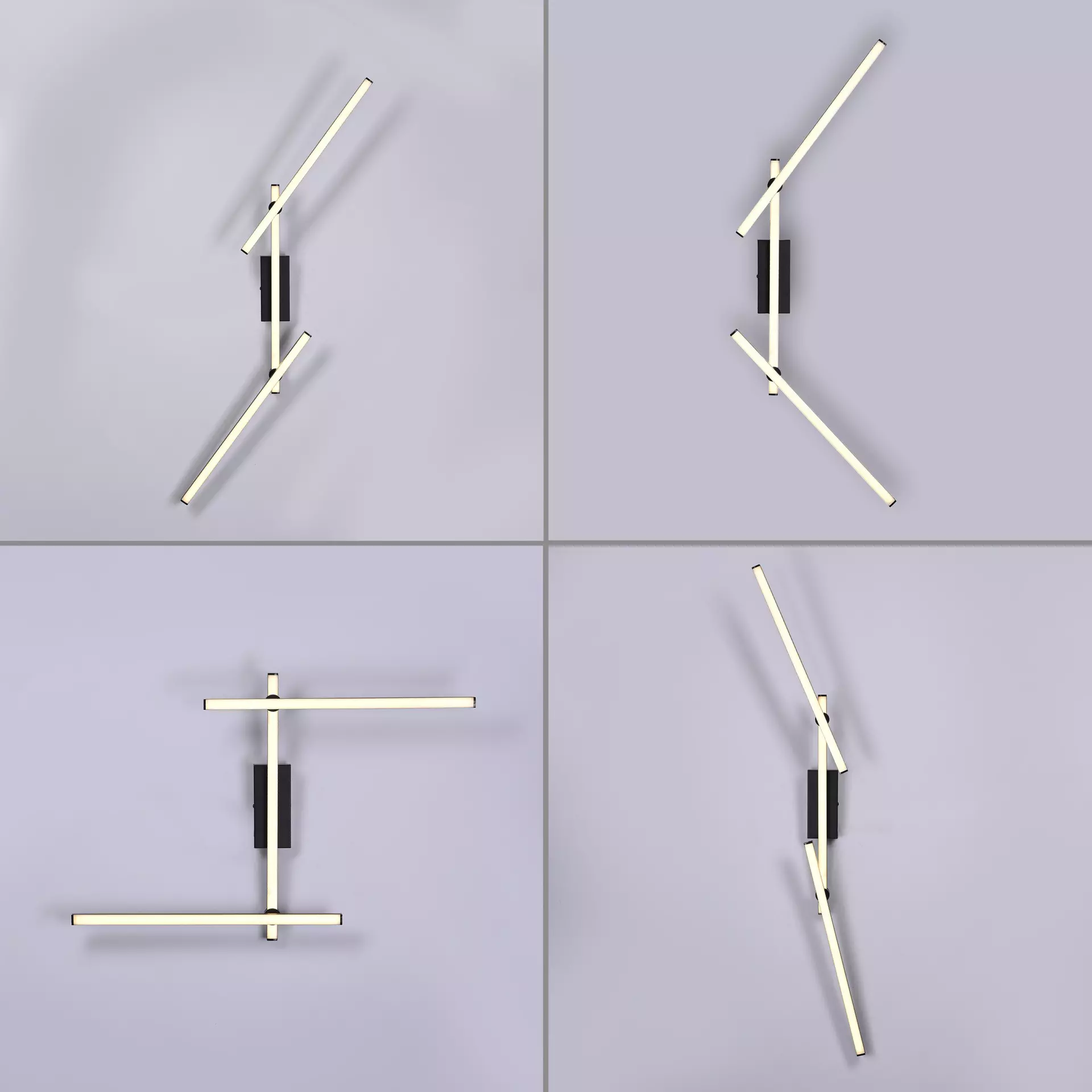 Deckenleuchte SW STRAIGHT SCHÖNER WOHNEN-Kollektion Metall 76 x 10 x 106 cm