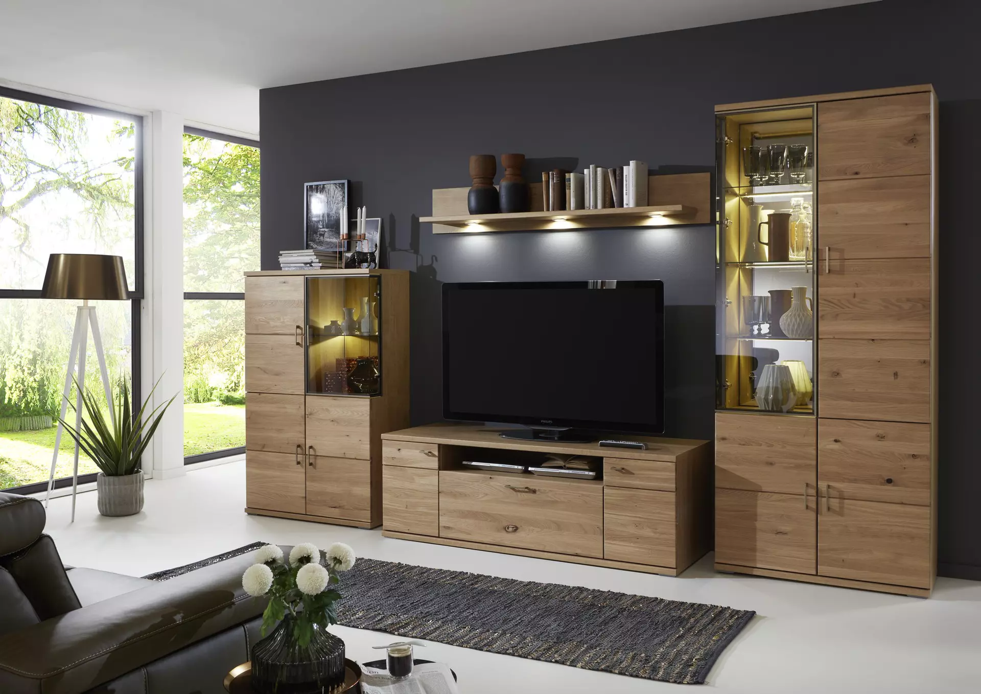 Anbauwand BRILON Ideal Holz 55 x 211 x 364 cm
