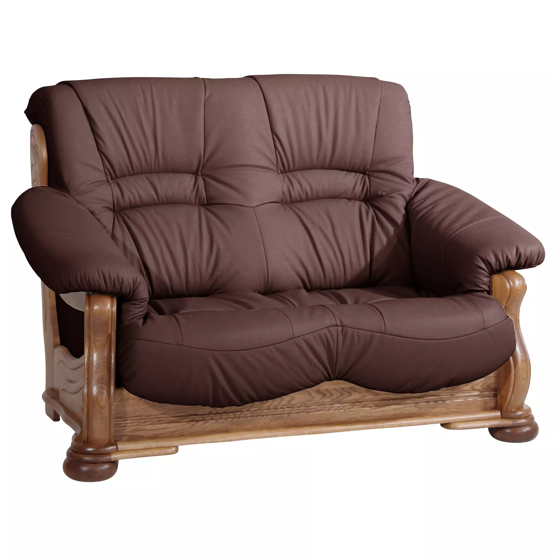 Sofa 2-Sitzer Tennessee Max Winzer Leder 95 x 95 x 148 cm