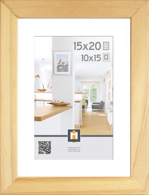 Bild von Bilderrahmen Kunststoff beige