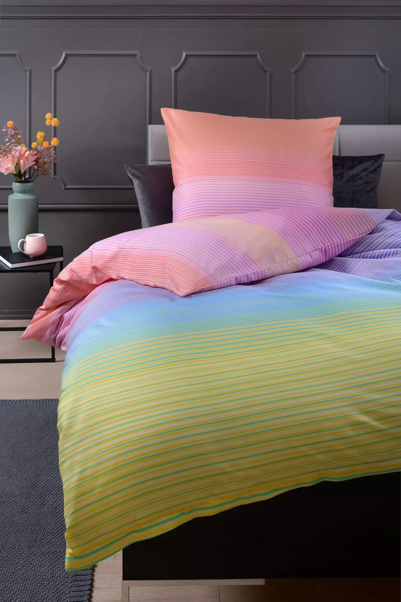 Satin-Bettwäsche Sylvie Casa Nova Textil 155 x 220 cm