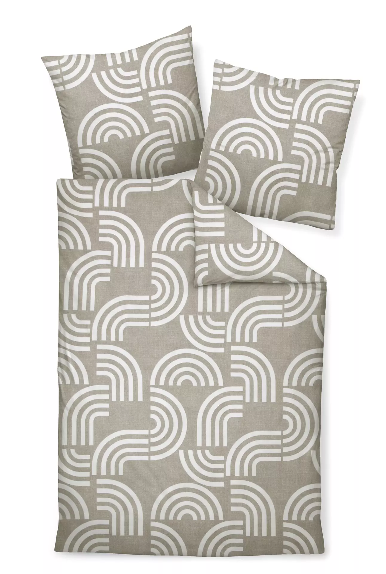 Biber-Bettwäsche Davos Janine Textil 155 x 220 cm
