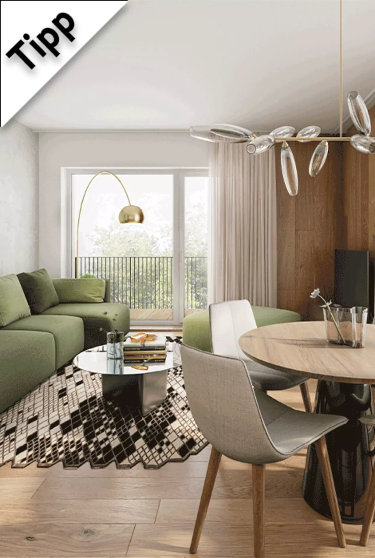 Zum Wohntipp Kleine Wohnung einrichten 