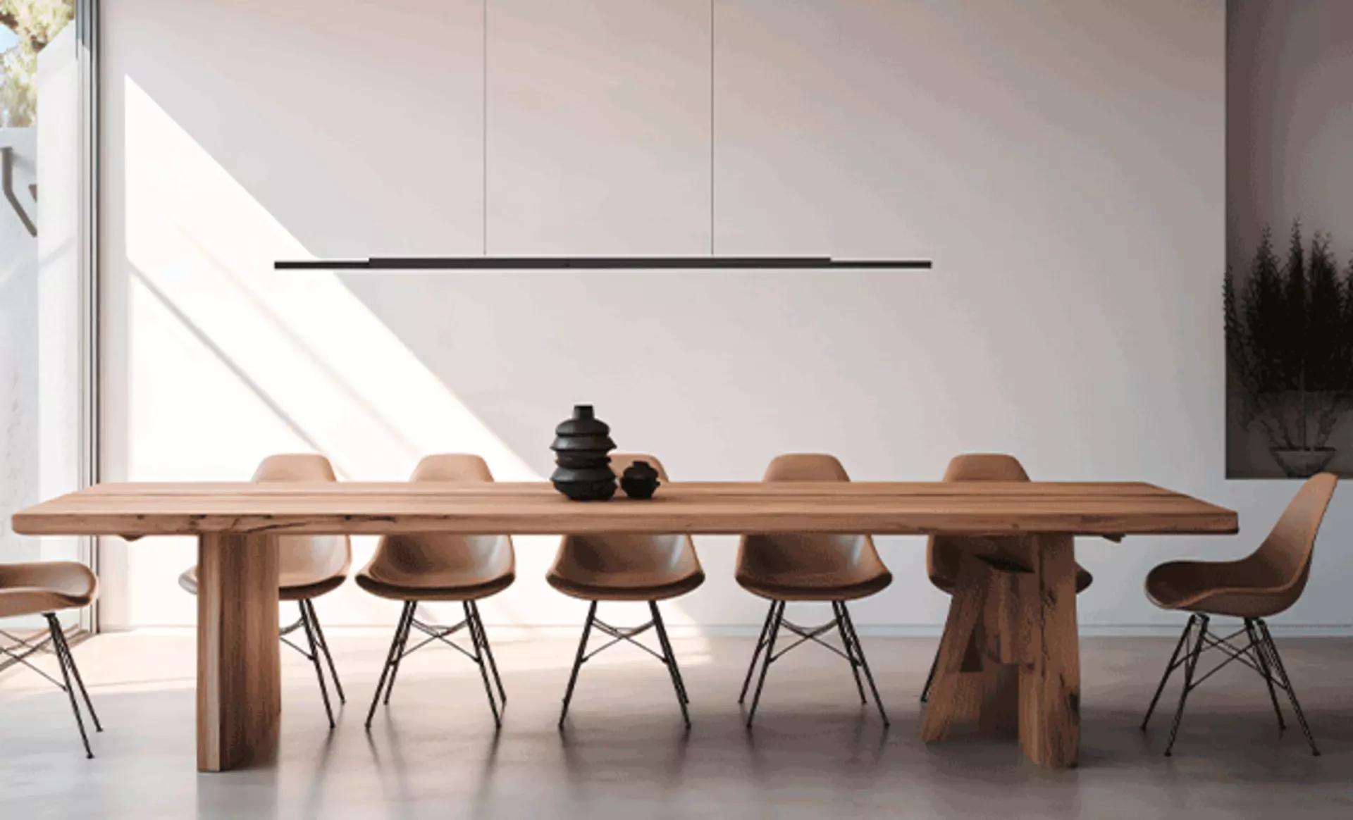 Hängeleuchte der Serie Lighline von Bankamp