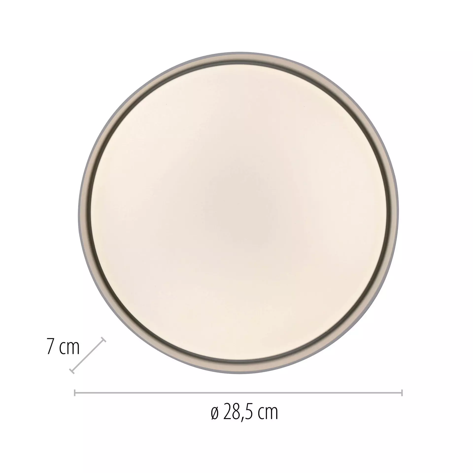 Deckenleuchte SW TAVOLI SCHÖNER WOHNEN-Kollektion Metall 28 x 7 x 28 cm