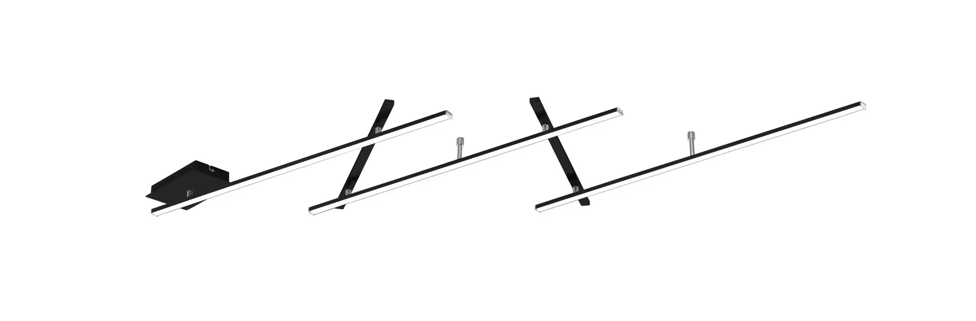 Deckenleuchte INDIRA Trio Leuchten Metall 245 x 6 x 50 cm