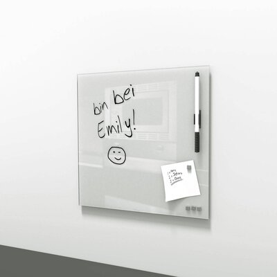 Bild von Memoboard Glas weiß
