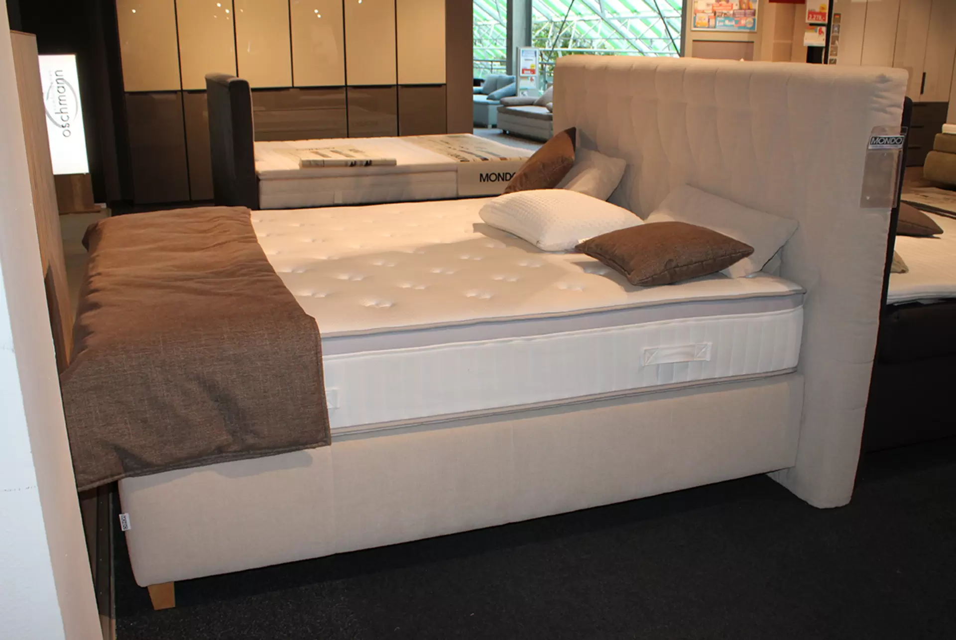 Boxspringbett SUPREME COMFORT Unterbau Taschenfederkern