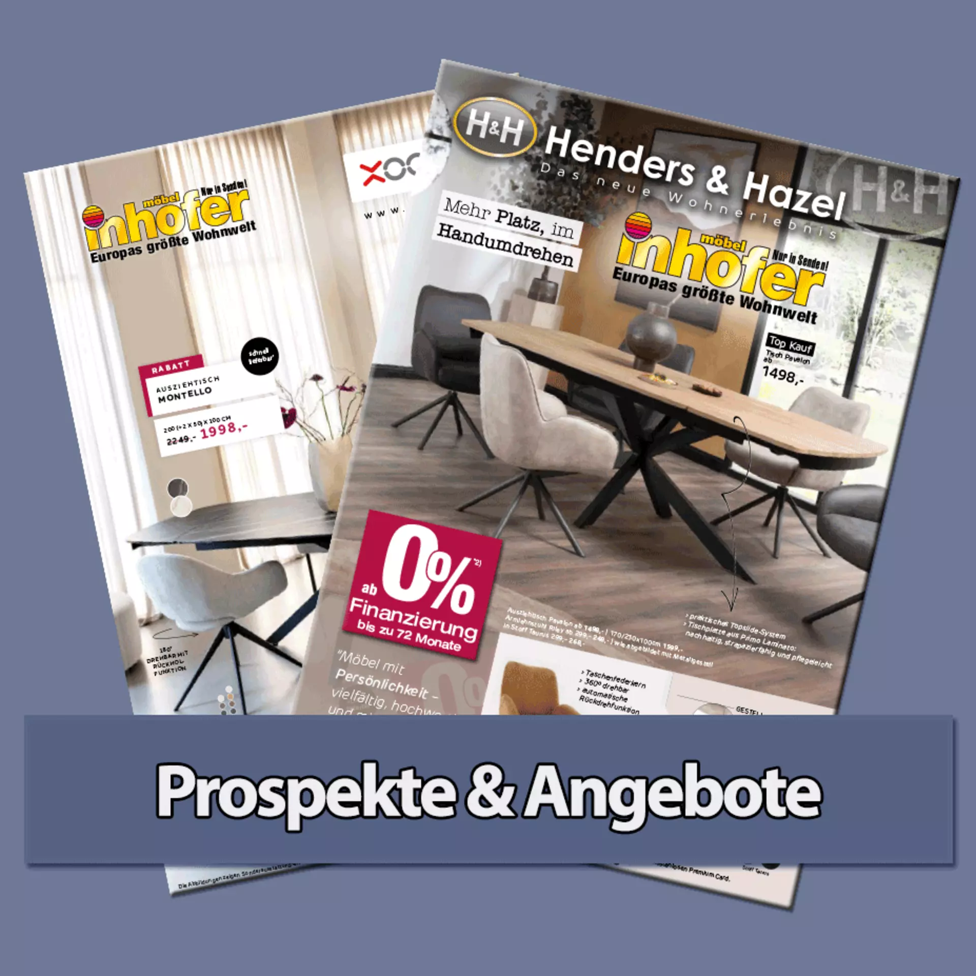 Jetzt klicken und die aktuellen Möbel Inhofer Prospekte online durchblättern